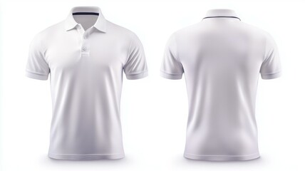 Sticker - A white shirt with a collar and a button