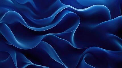 Poster - Abstract background in dark blue tones
