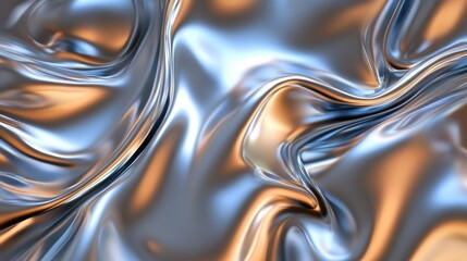 Poster - Abstract metallic texture background