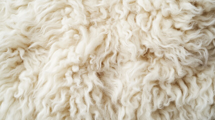 Wall Mural - Close up of goat wool texture for background