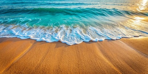 Pattern texture of ocean waves crashing on sandy beach, ocean, wave, water, beach, texture, pattern, blue, foam, splashing, tide, motion