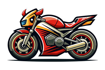 Wall Mural - motorcycle logo emblem style