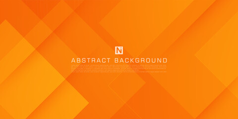 Wall Mural - abstract geometric gradient orange background with simple shape and lines. colorful orange design. m