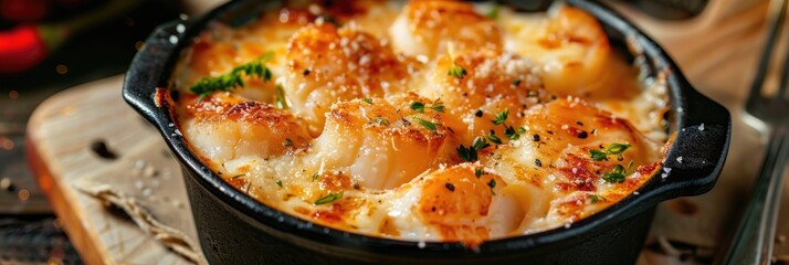 Wall Mural - Scallop Cream Gratin