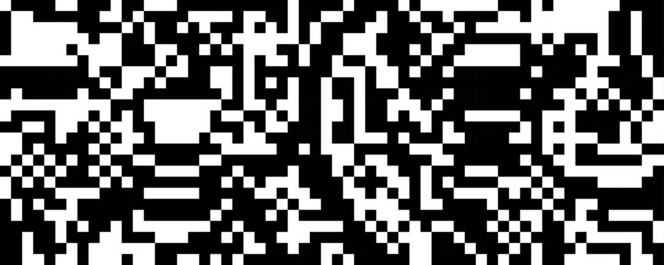 Poster - Pixelated black and white texture. Dithered abstract random background. Digitalized backdrop for banner, poster, flyer, brochure, booklet, leaflet. Abstract rasterized overlay wallpaper. Vector