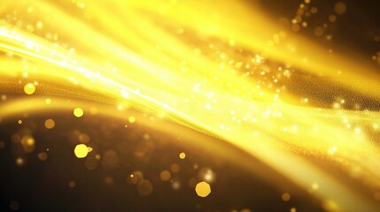 Poster - Abstract presentation background featuring a vibrant yellow beam