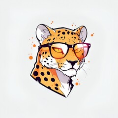 Poster - Cool Cheetah in Sunglasses