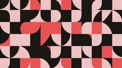 Fototapete -  Minimalist Geometric Abstract Pattern for Mobile Wallpaper Background