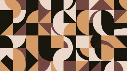Fototapete -  Minimalist Geometric Abstract Pattern for Mobile Wallpaper Background