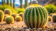 © A.Rod - A powerful and thriving cactus plant in the desert , strong, durable, resilient, adaptable, unique, prickly, green, succulent