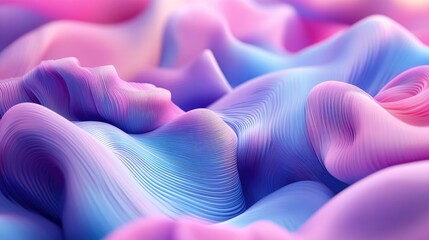 Poster - 3D rendered digital illustration of an abstract background design