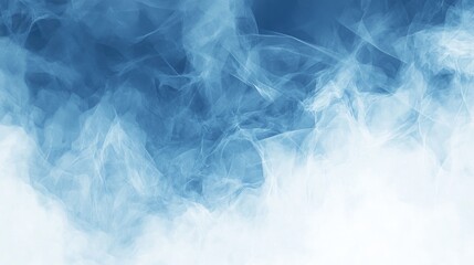 Poster - Dark blue and white abstract backdrop