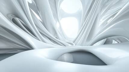 Poster - Abstract architectural 3D illustration