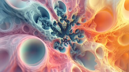 Poster - Abstract fractal pattern