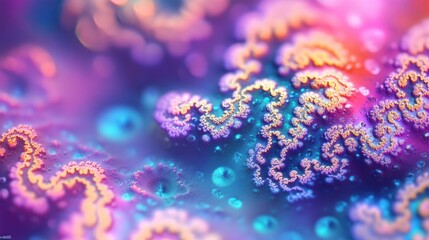 Poster - Abstract fractal pattern