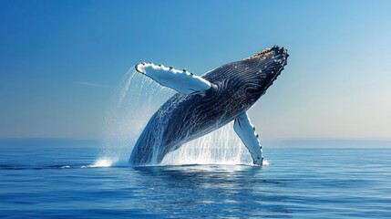 Poster - Humpback Whale Breaching