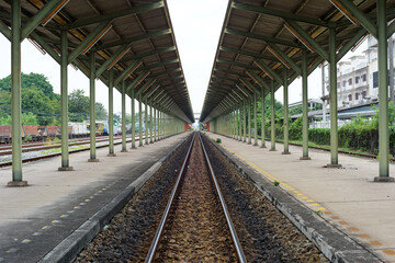 Old trains of Thailand for repair and maintenance