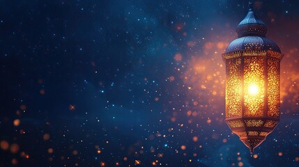 Wall Mural - Glowing Ramadan Lantern