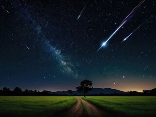 night sky with stars background
