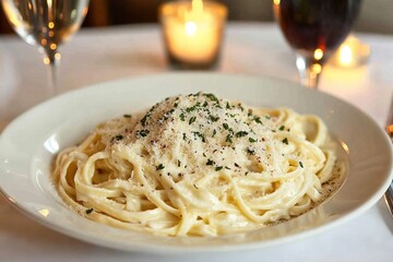 Wall Mural - linguine carbonara