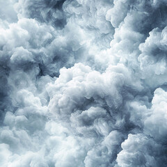 Wall Mural - the image is of a cloudy sky with smoke and steam rising from it. the smoke and steam create a sense