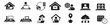 © yukipon00 - Working from home, remote work, icon set.