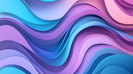 Wall Mural - Abstract Purple and Blue Swirls for Your Design Projects