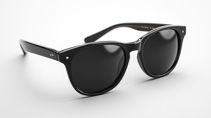 classic black sunglasses with a stylish frame, perfect for fashion-forward individuals and summer ou