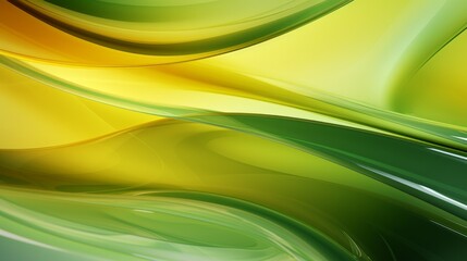 Canvas Print - Background of amorphic natural Abstract glass, light green colors. Neural network ai generated art