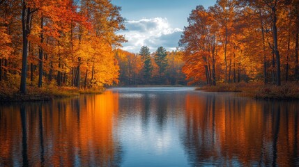 Wall Mural - autumn in the park