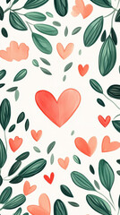 Sticker - Celebrate love with cozy art that radiates warmth Discover a pink and red aesthetic perfect for Valentines Day.