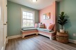© Michael - Charming Cozy Nook with Laminate Wood Floors and Soft Pastel Walls