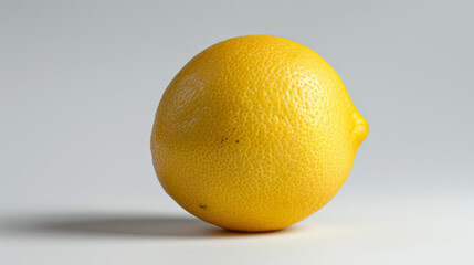 Canvas Print - A whole lemon isolated a white background