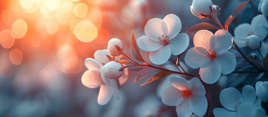 Canvas Print - a close up of a flower. 