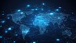 © THIPPAYASAN 8995 - A digital world map with communication lines, symbolizing global connectivity.