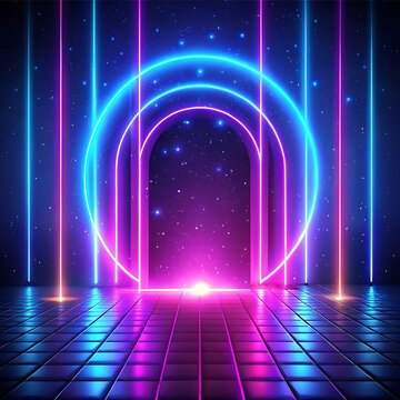 Equal sign. Glowing neon icon on brick wall background,realistic- neon lights background. Ai Generated