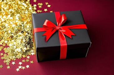 gift box with ribbon