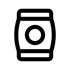 Sticker - snack line icon