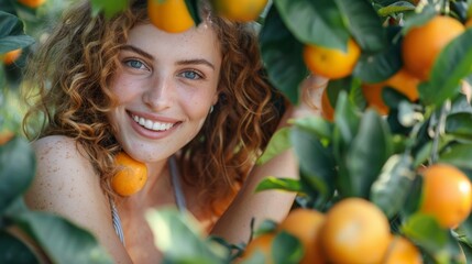 Poster - Woman in Orange Grove