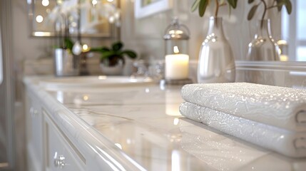 Sticker - Luxurious Bathroom Countertop Decor