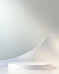 Poster - For product placement, a seamless studio gradient background is used in this 3D illustration