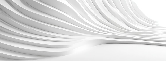 Poster - Background with abstract technology. White background with minimal architecture.