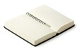 © Wan - Open spiral notebook with blank lined pages.