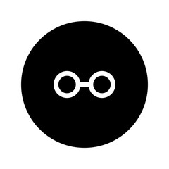 Poster - sunglasses line circular icon