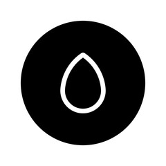 Poster - water drop line circular icon