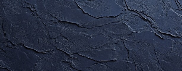 Poster - The background is a dark blue navy abstract concrete wall texture