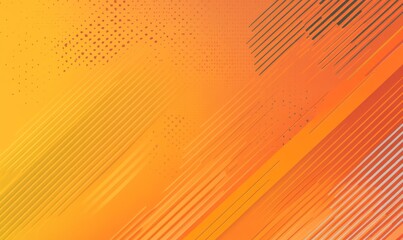 Poster - Image for posters, banners, landing pages, with minimal orange and geometric gradient concepts