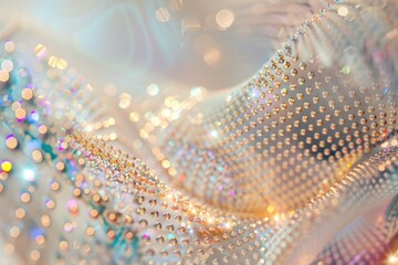 Wall Mural - abstract fantasy background with tiny glass beads in iridescent colors for modern design and digital
