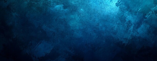 Poster - Background of cement concrete wall with abstract blue texture