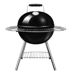 barbecue grill isolated on white background ,black bbq grill 